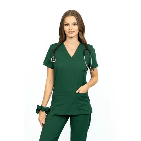 Bluzka medyczna SCRUBS MEDI TEDDY  - COSTA DEEP FOREST